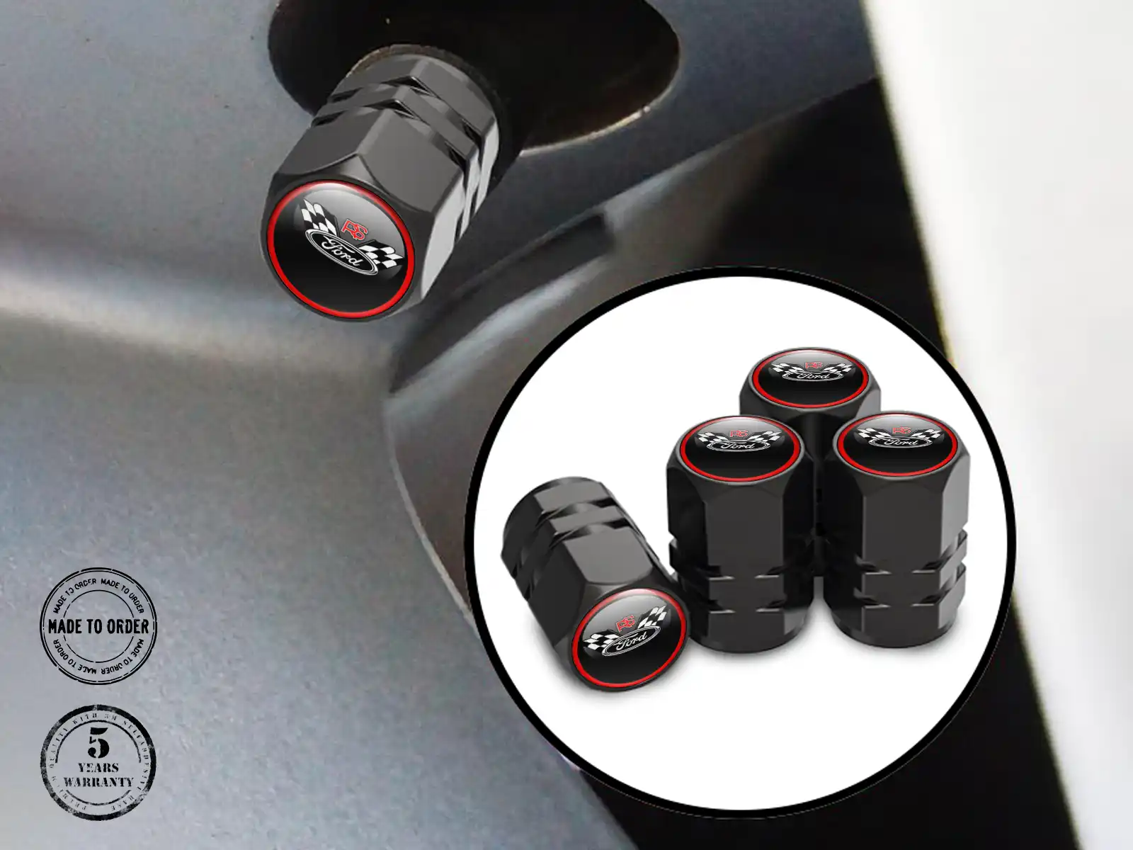 Ford Caps Tige Valve Camion Design Durable